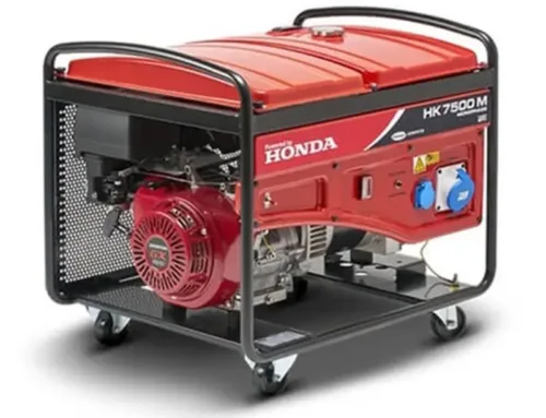 Honda HK 7500 MS 7.5 kVA Marşlı Benzinli Monofaze Jeneratör