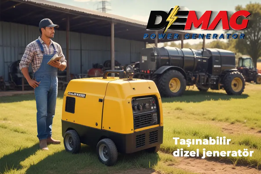 Dizel Jeneratörlerin Farklı Türleri Nelerdir? | DEMAG Power Generator Taşınabilir Dizel Jeneratör